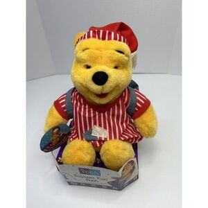 Winnie the Pooh - Pajama Fun Pooh With‎ Backpack Plush New In Packaging Mattel